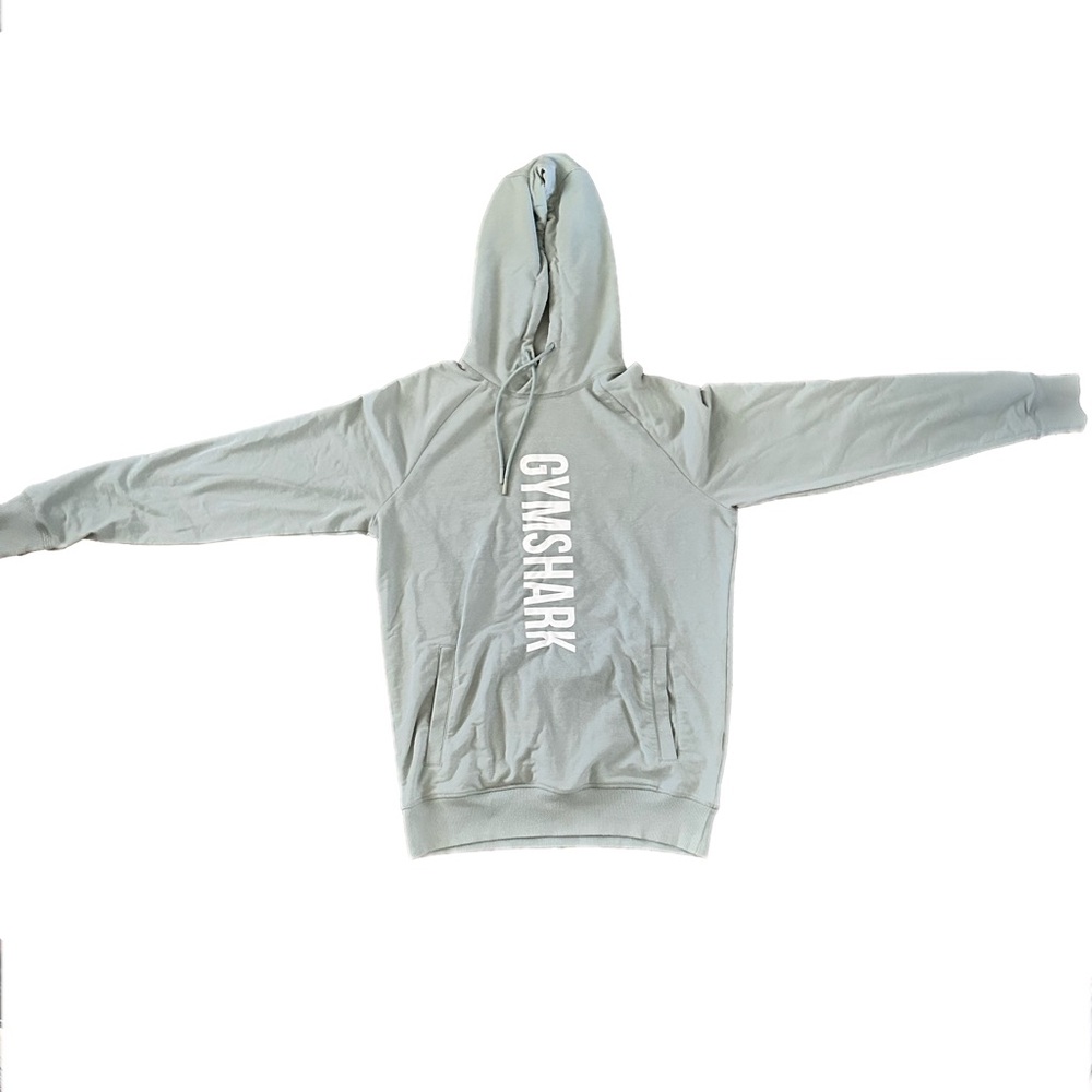 Gymshark Light Teal Pullover Hoodie | M | Like New Condition